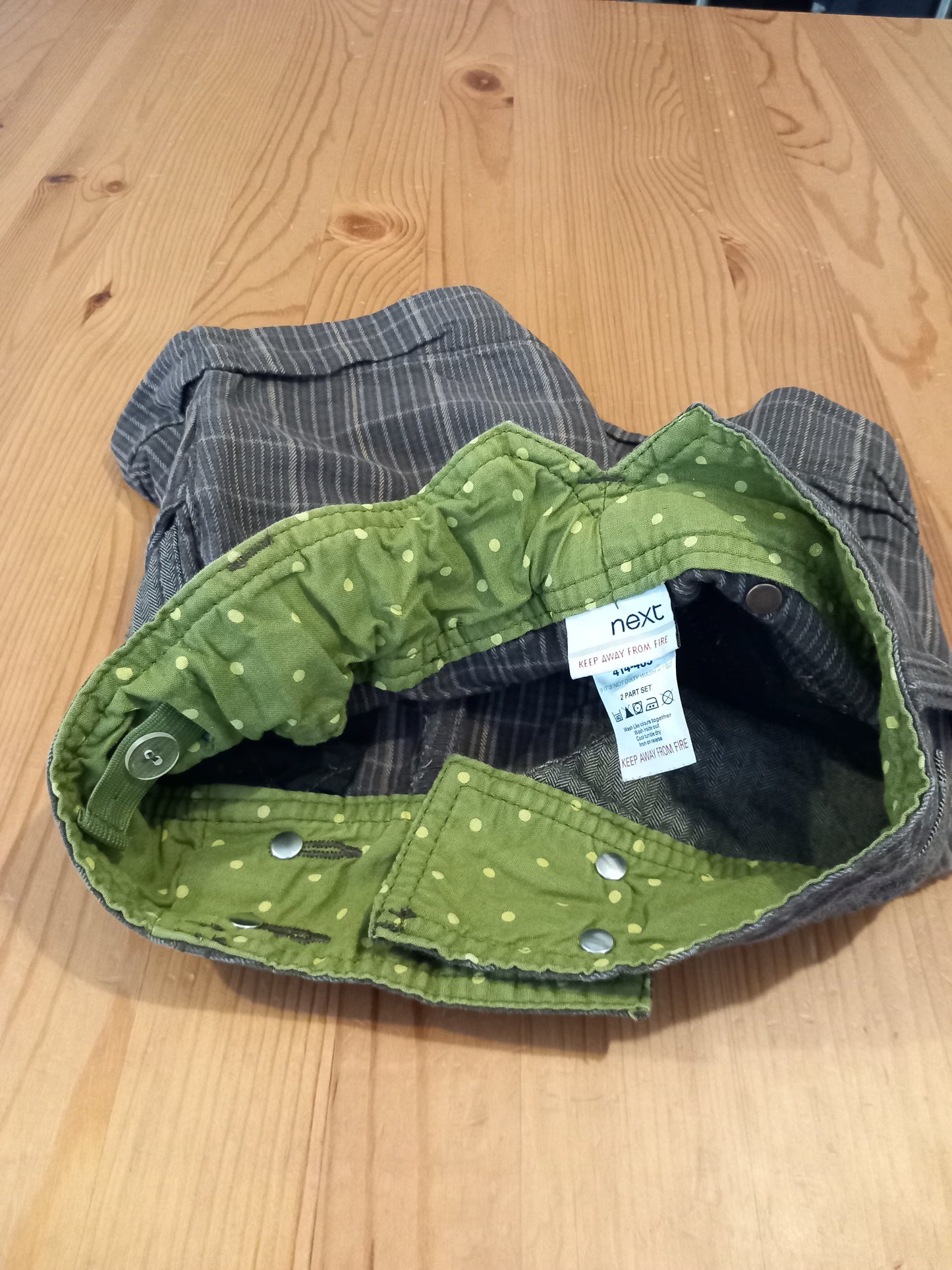 Brown Button Front Shorts With Adjustable Waistband - Girls 5 years - Next