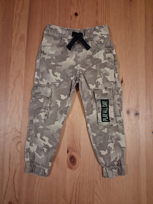 Combat Style Trousers With Elasticated Ankles - Boys 2-3 years - F&F